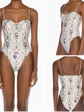 AGUA by Agua Bendita Ebano Alhaja One Piece Swimsuit NWT